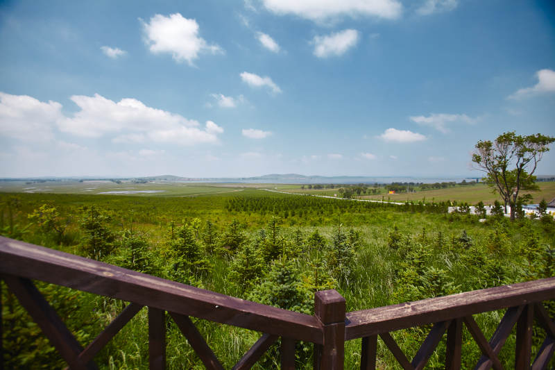 中国河北省沽源县闪电湖景区蒙古包大帐图片