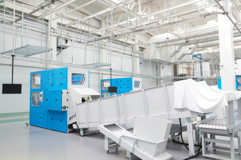 大型洗涤工厂内部图片