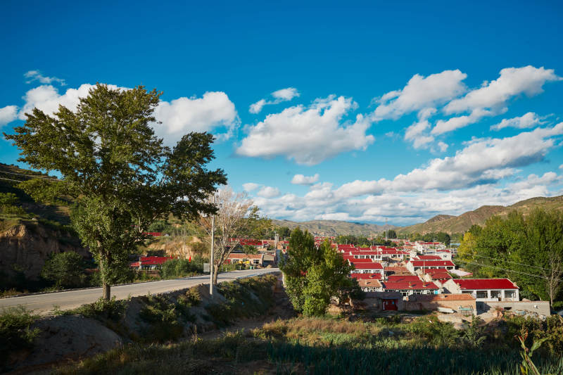 中国河北省张家口市崇礼县四杆旗脱贫致富村图片