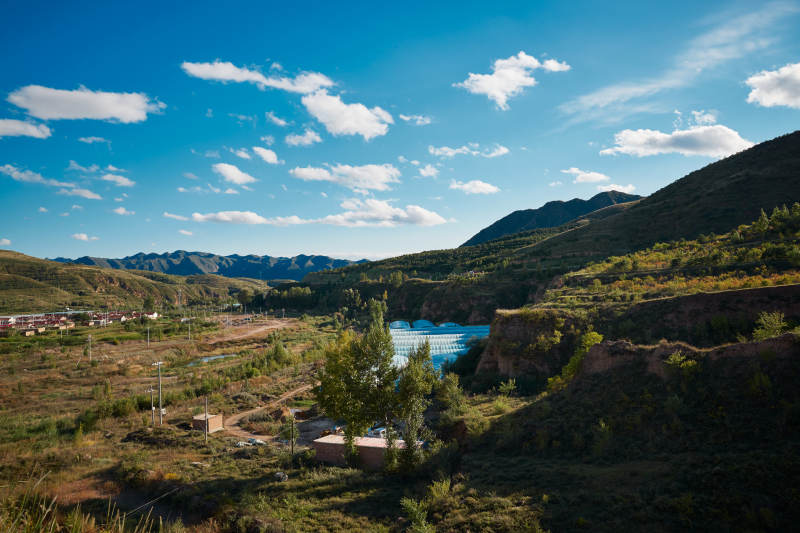 中国河北省张家口市崇礼县四杆旗村蔬菜大棚种植图片