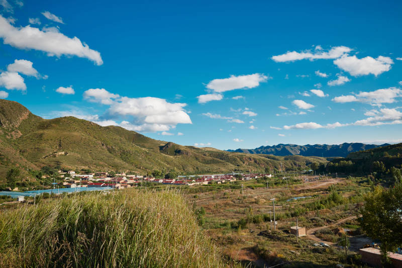 中国河北省张家口市崇礼县四杆旗村蔬菜大棚种植图片