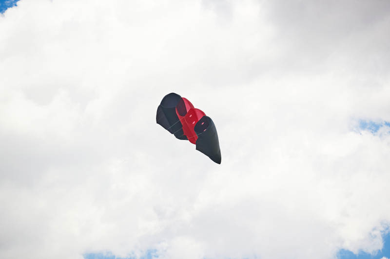 坝上草原风筝节上天空飞舞的风筝图片