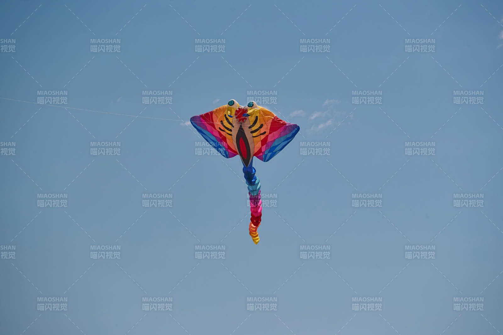 坝上草原风筝节上天空飞舞的风筝图片