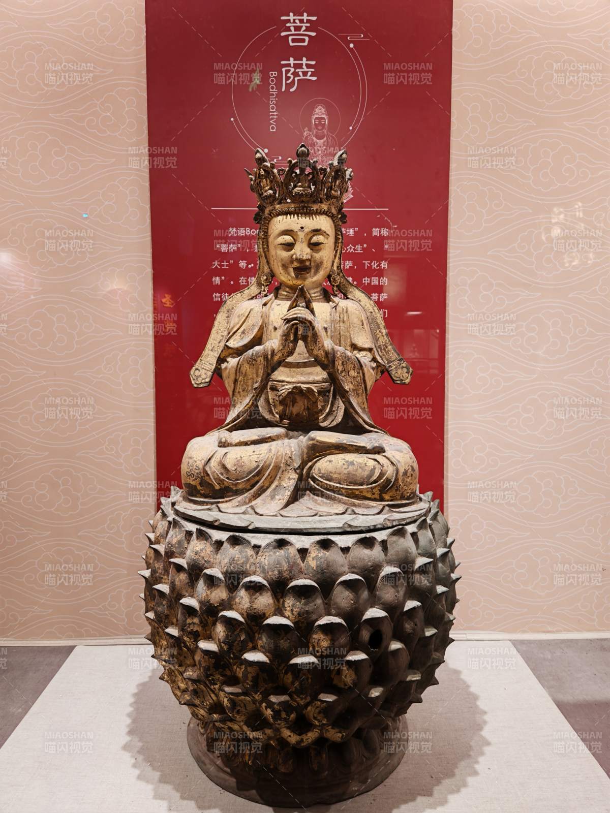 菩萨坐像展图片