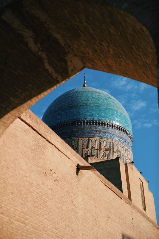 蓝穹顶的建筑之美图片