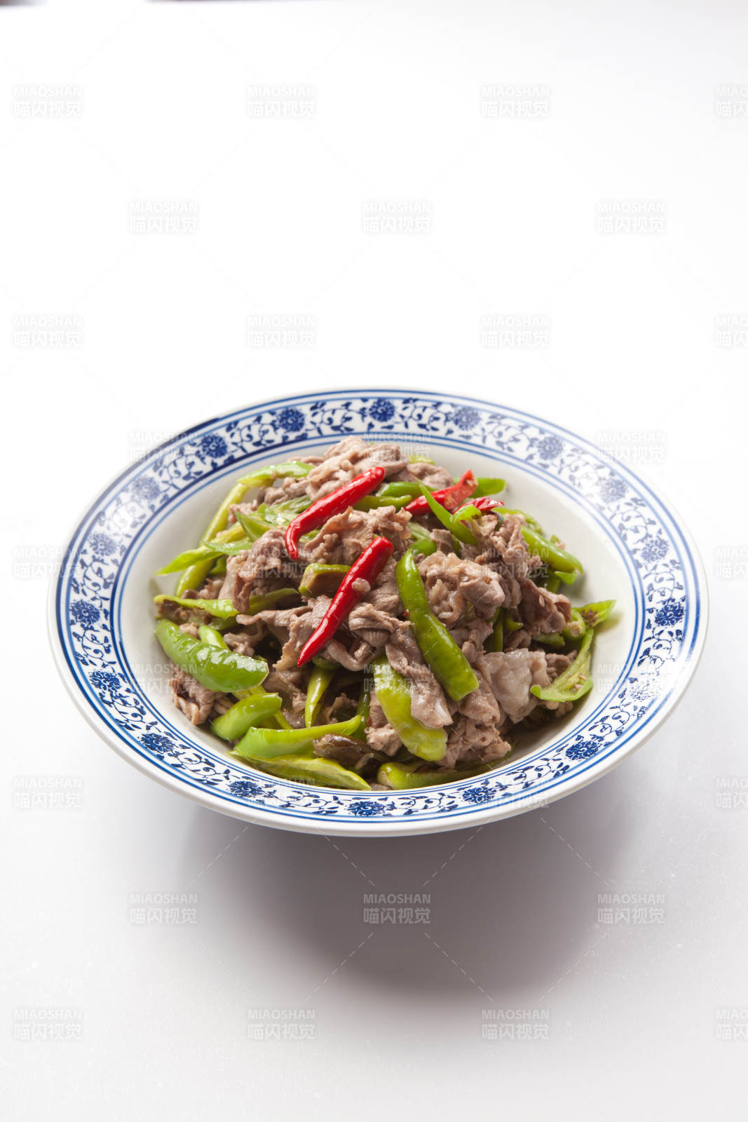 杭椒炒肥牛图片