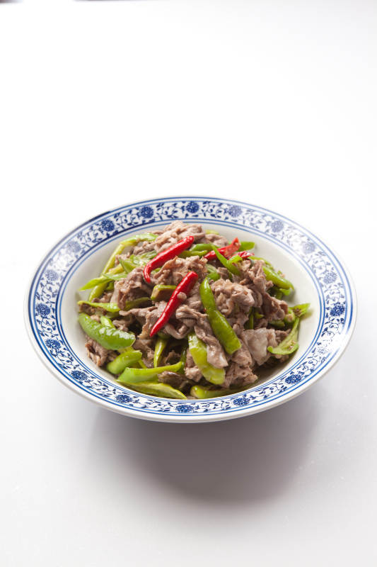 杭椒炒肥牛图片