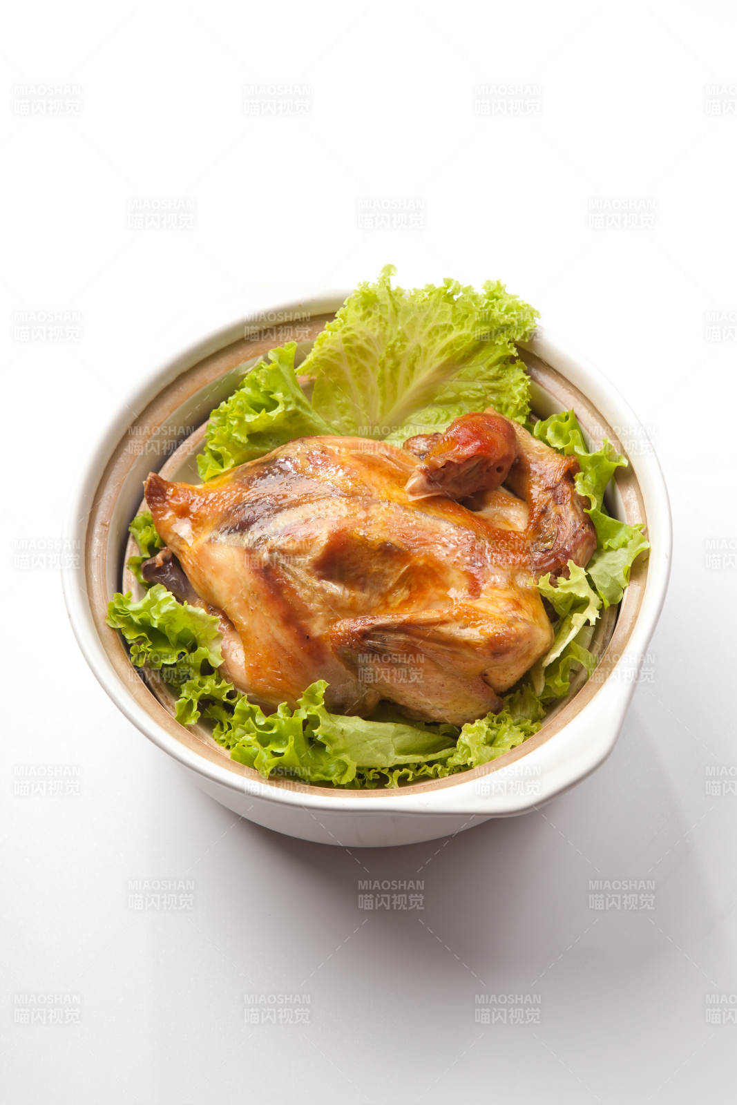 砂锅盐焗鸡图片