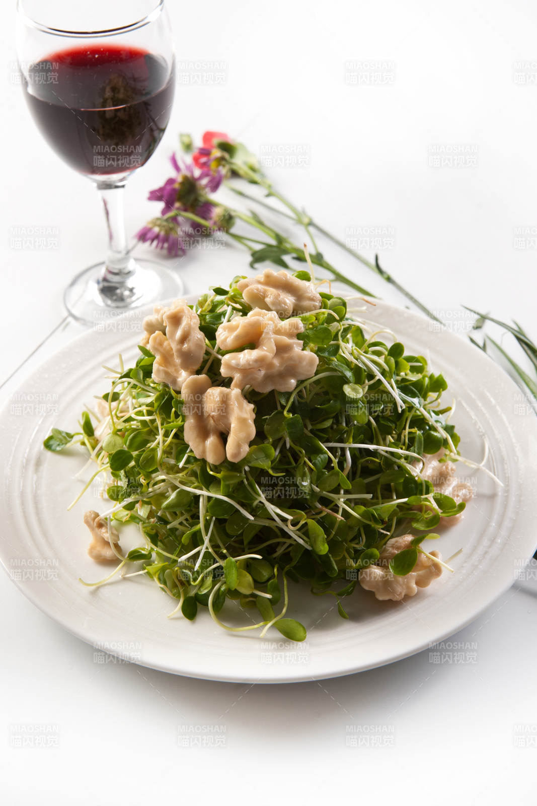 香菜凉拌腐竹丝图片