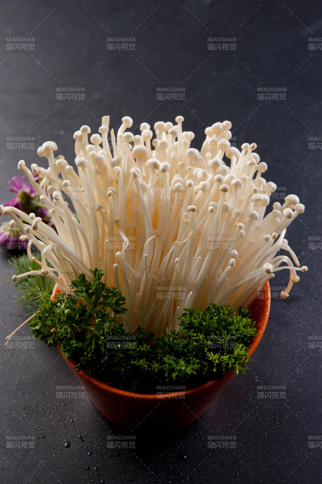 火锅食材青豆苗图片