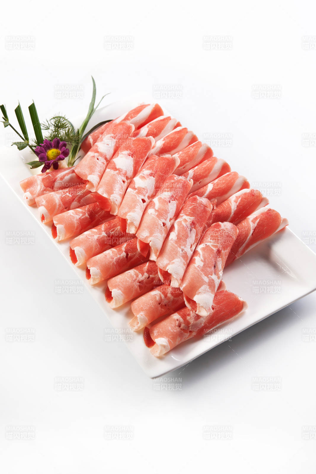 火锅食材草原羔羊肉图片