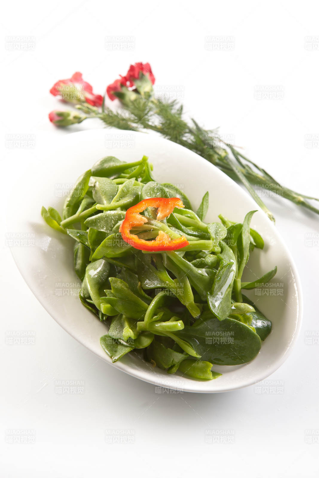 麻酱凉拌穿心莲图片