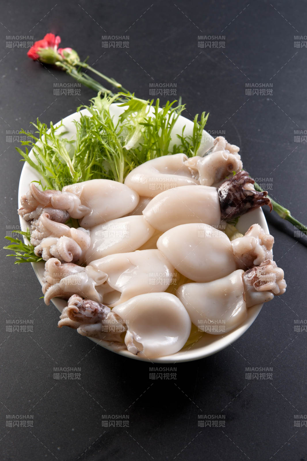 火锅食材生鲜墨鱼仔图片