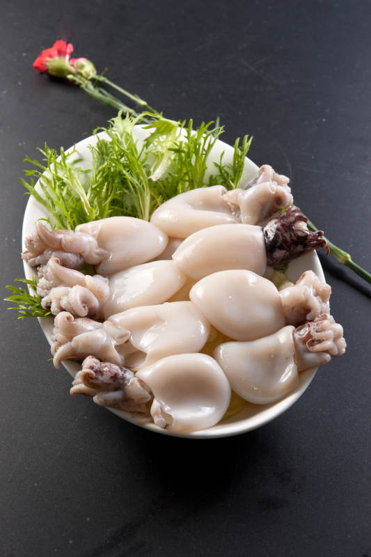 火锅食材生鲜墨鱼仔图片