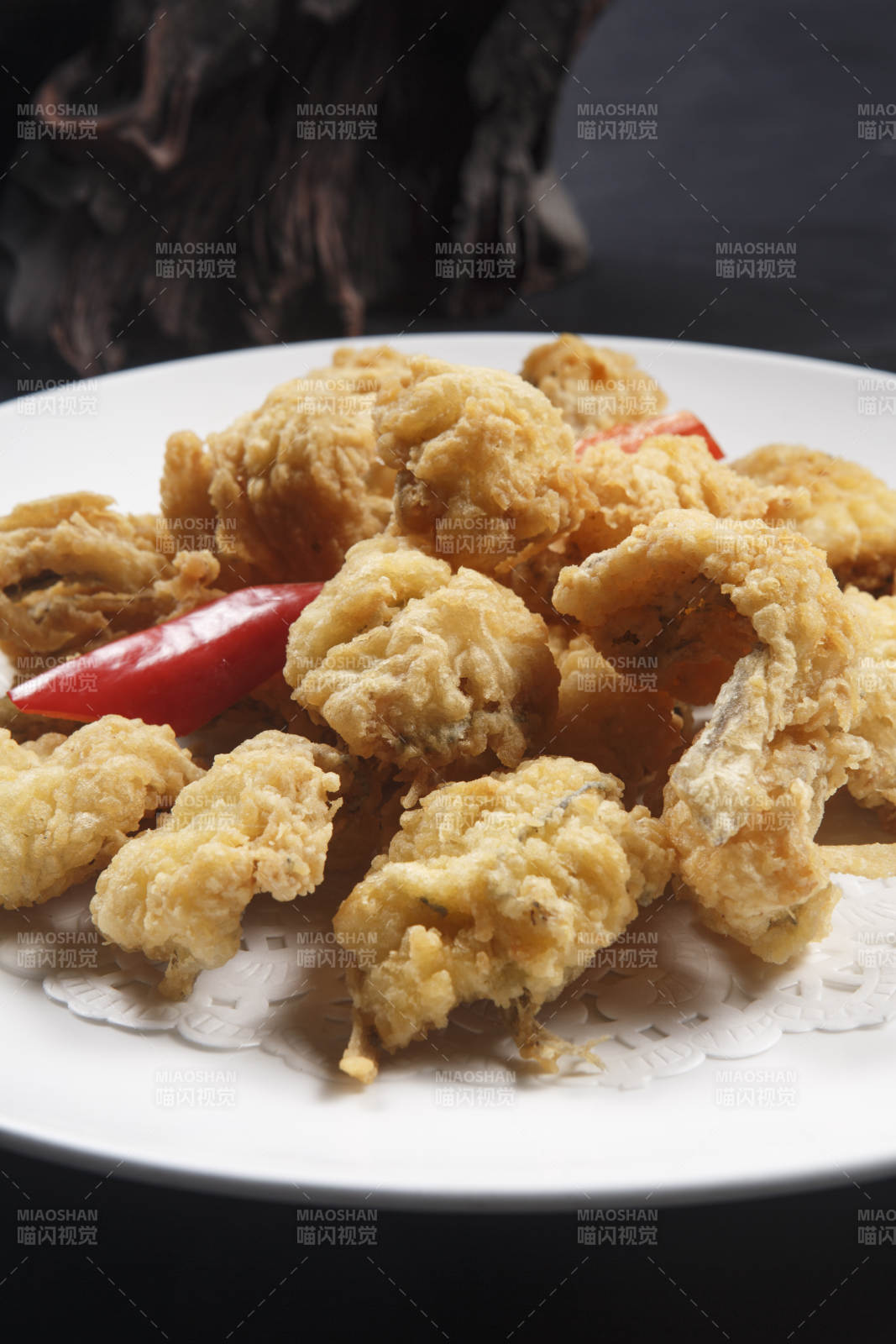 椒盐脆鱼肚图片