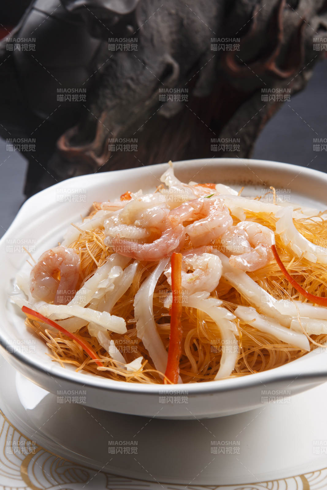 虾翅干捞粉丝图片