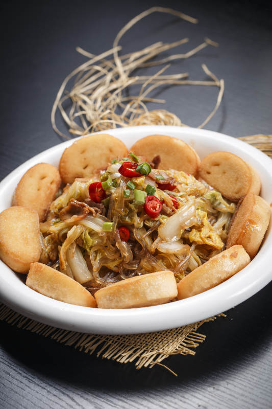 彩椒瓜条炒里脊肉丁图片