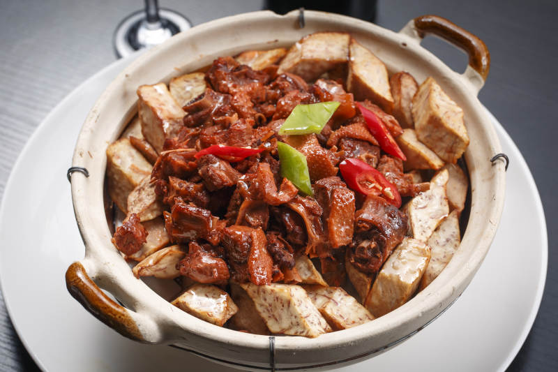 虫草花海蜇丝扣菠菜图片