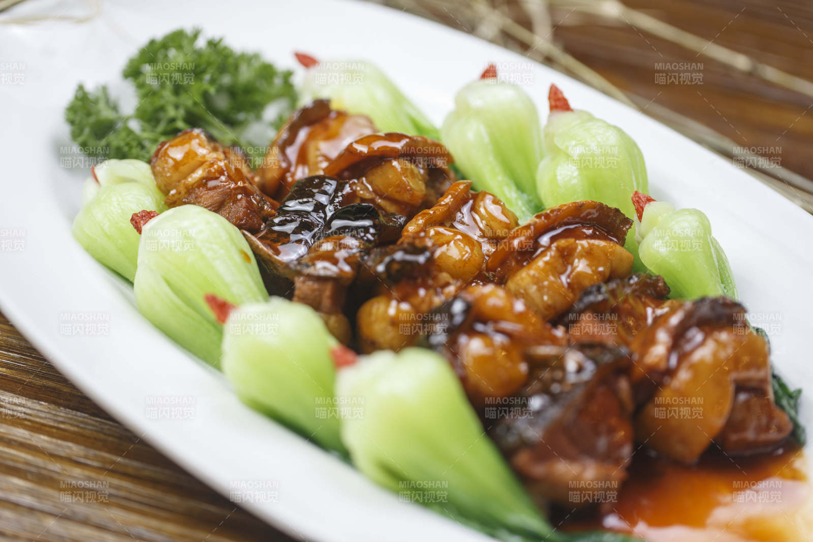 枸杞毛氏红烧猪楠肉图片