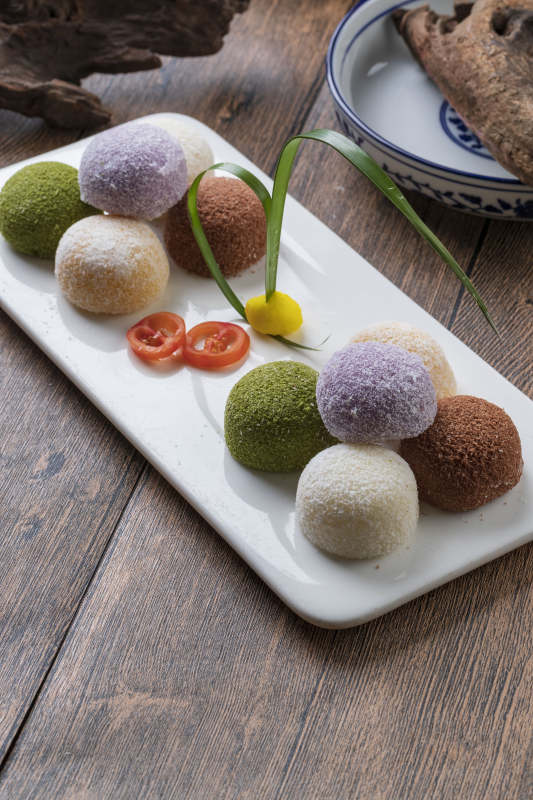 三色大福雪媚娘图片