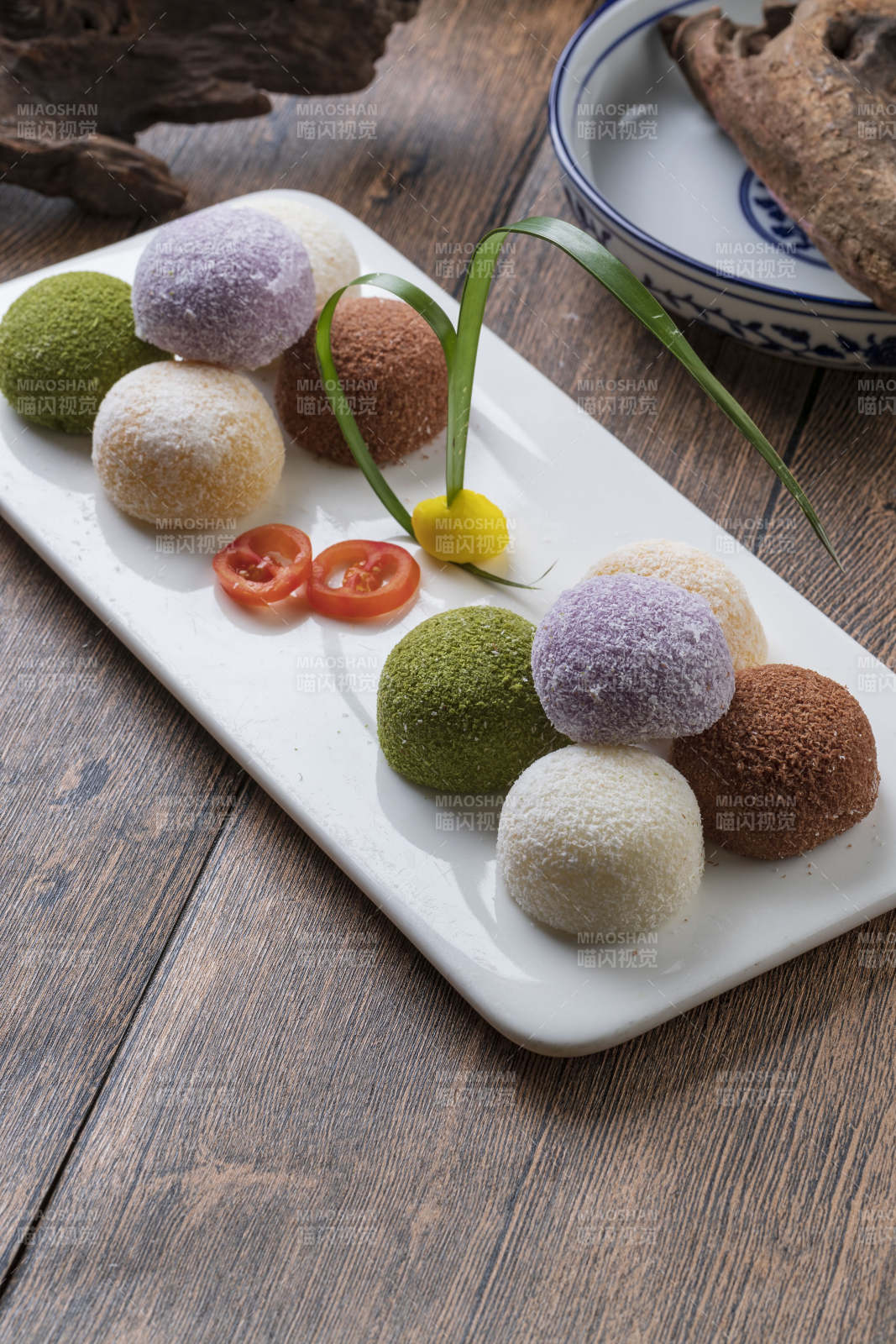 三色大福雪媚娘图片