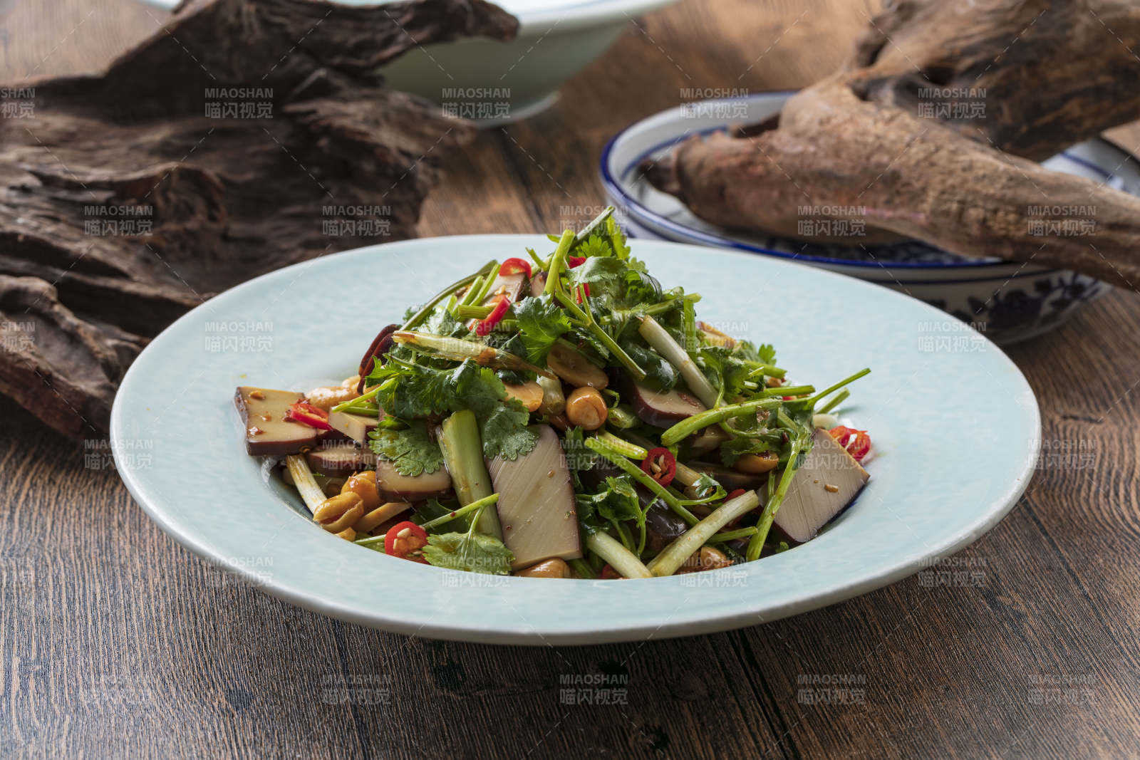 凉拌老虎菜图片