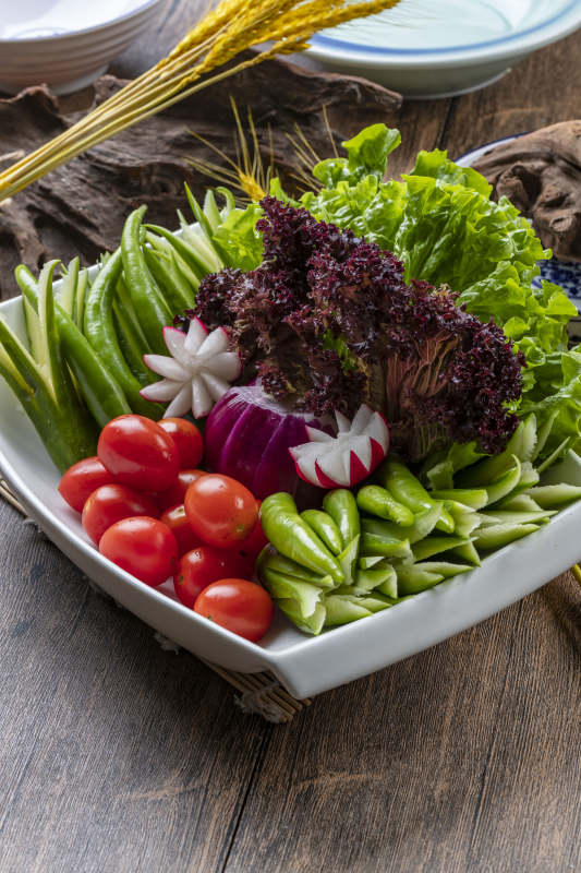 新鲜时蔬拼盘图片