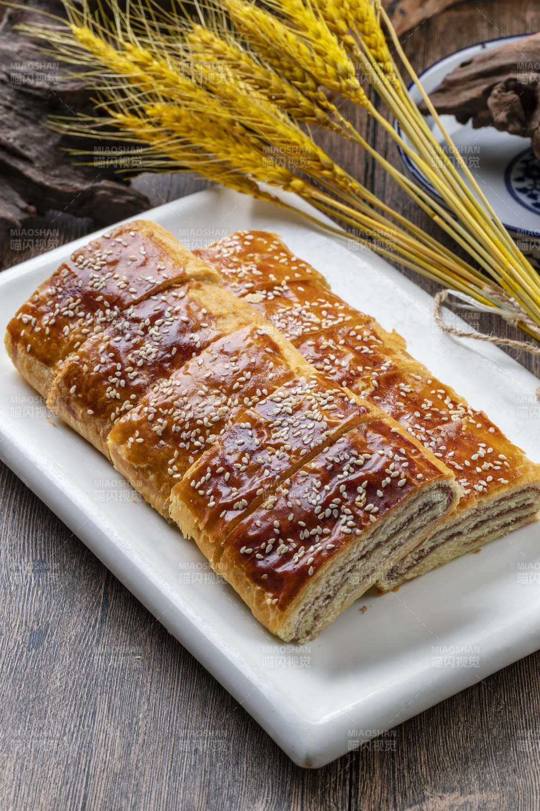 香烤红豆枣花馍图片