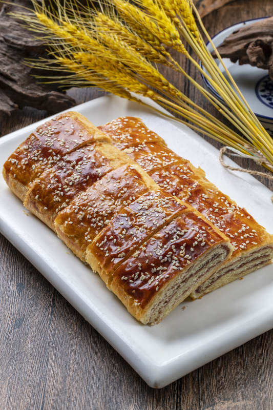 香烤红豆枣花馍图片