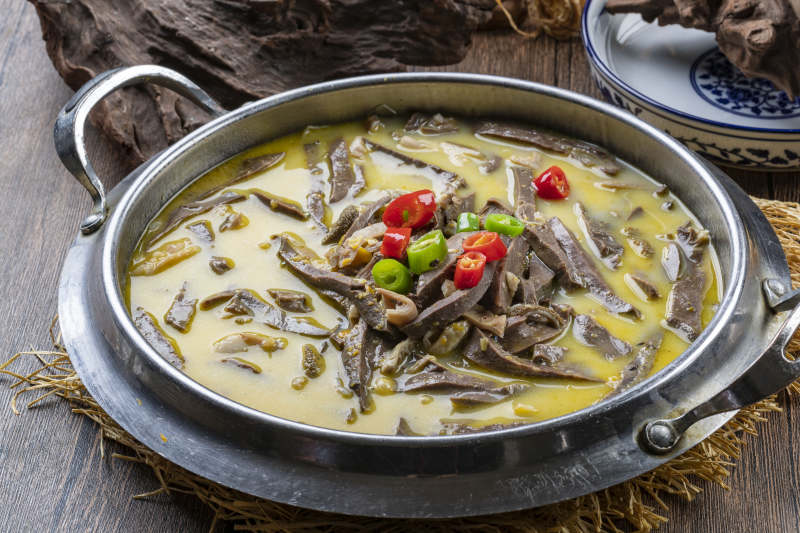 香辣酸汤羊杂图片