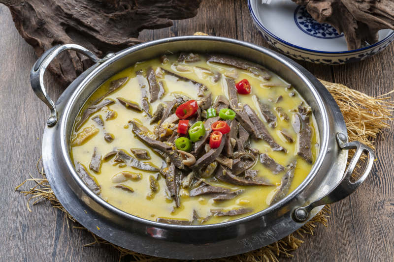 香辣酸汤羊杂图片