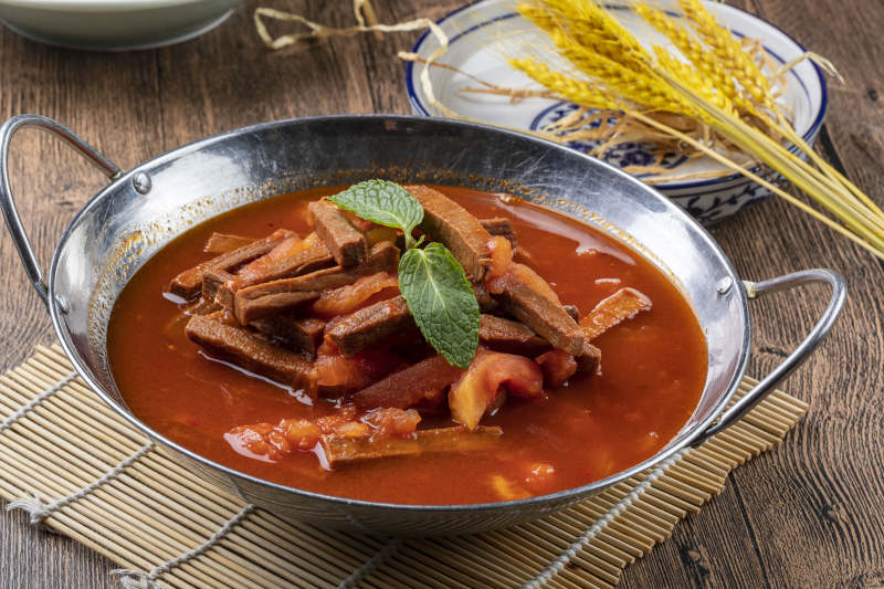 锅仔番茄牛瓜条图片