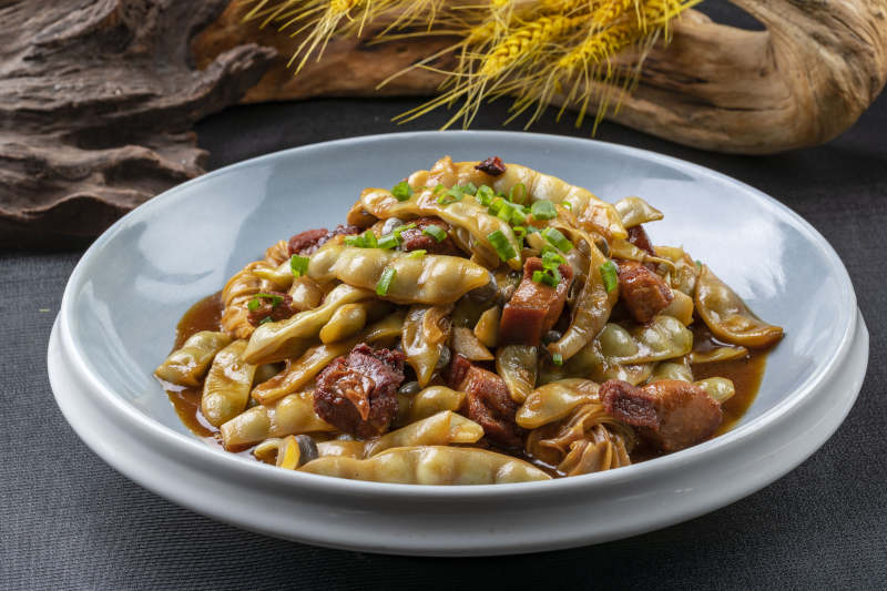 豆角红烧肉图片