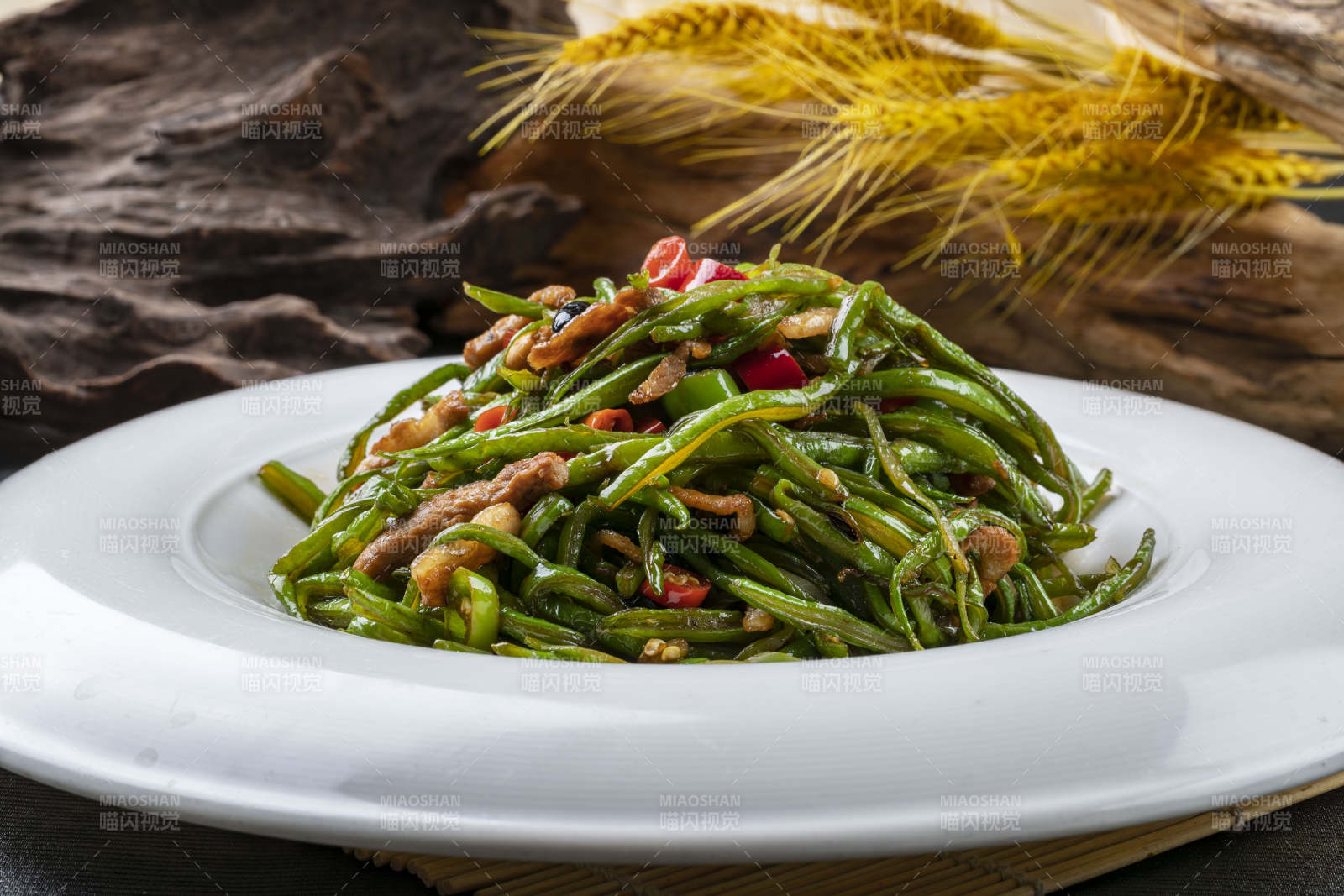 湘味肉丝小炒豆角丝图片