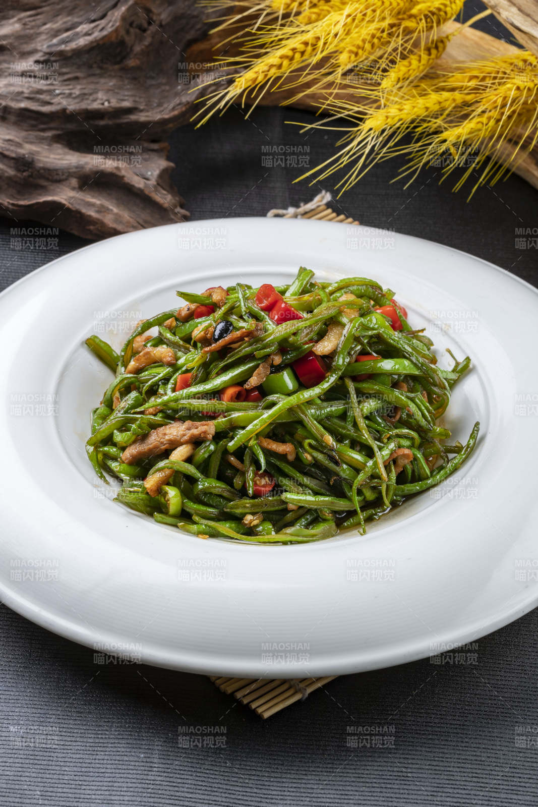 湘味肉丝小炒豆角丝图片