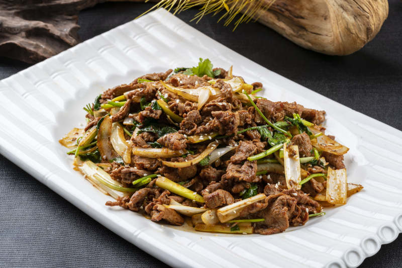 大葱爆羊肉图片