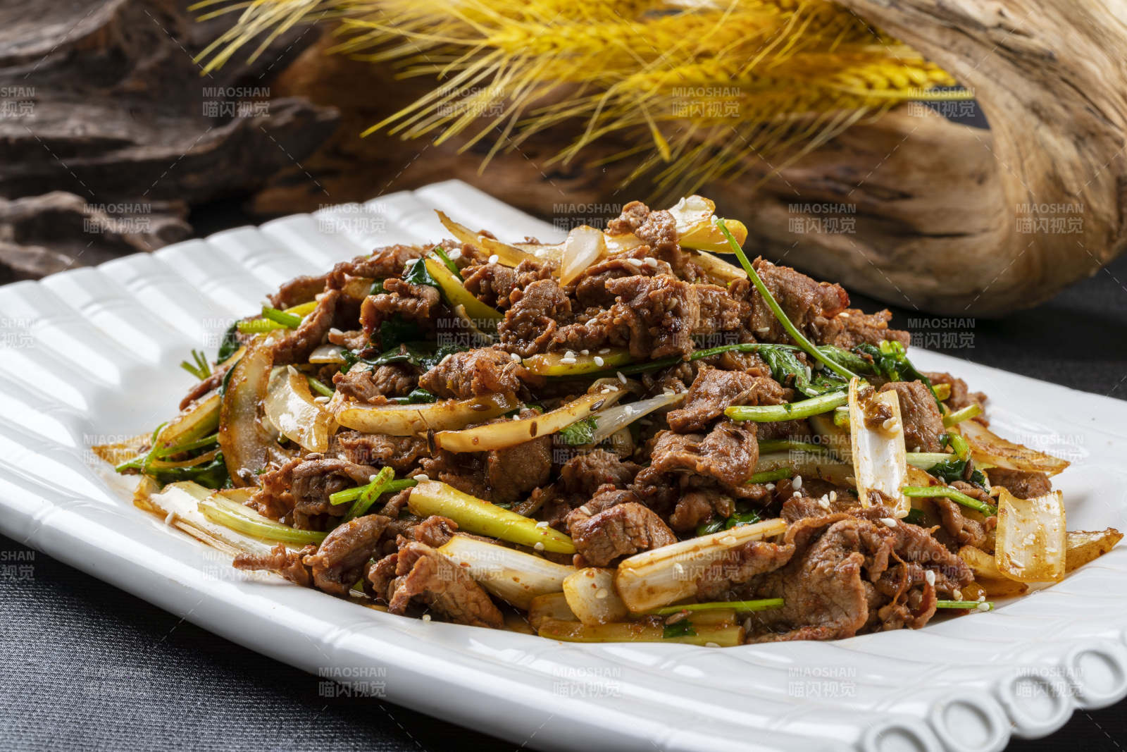 大葱爆羊肉图片