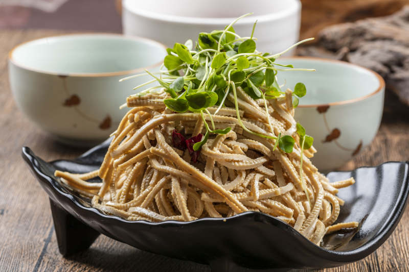 青豆苗豆腐丝图片