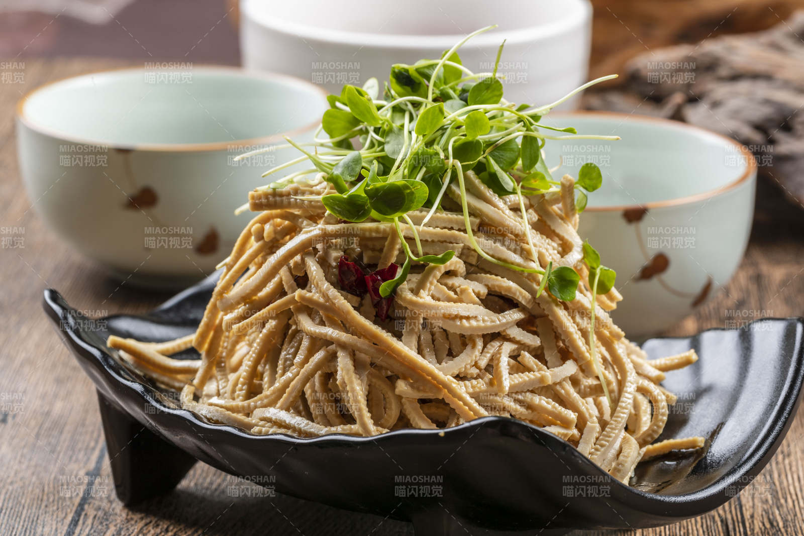 青豆苗豆腐丝图片