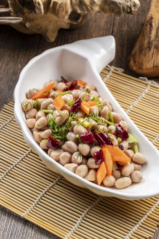 卤味煮花生图片