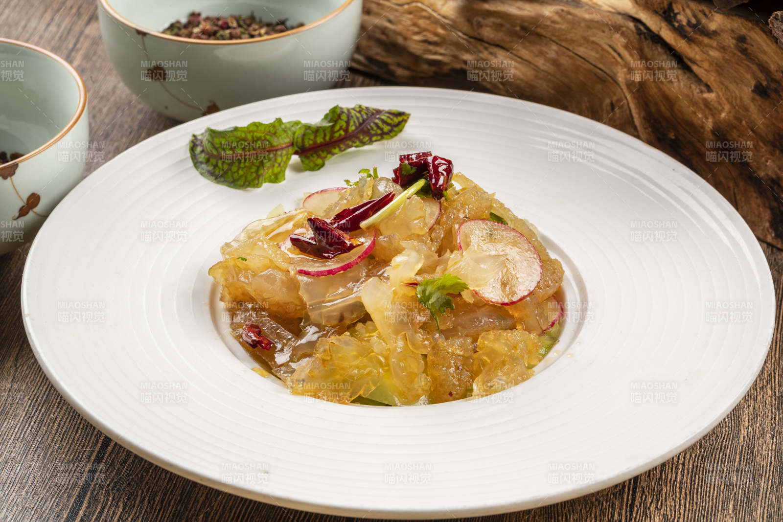 老醋蛰头凉拌海蜇图片