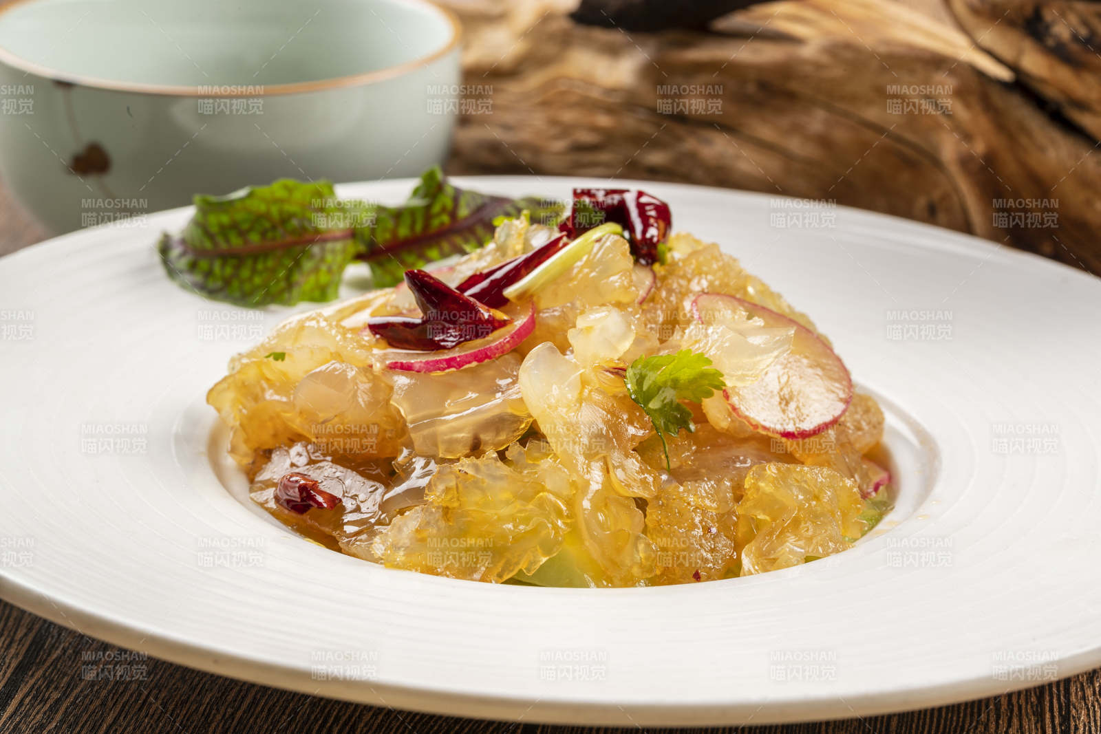 老醋蛰头凉拌海蜇图片