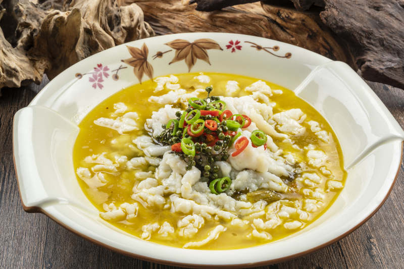 藤椒酸汤糟熘鱼片图片