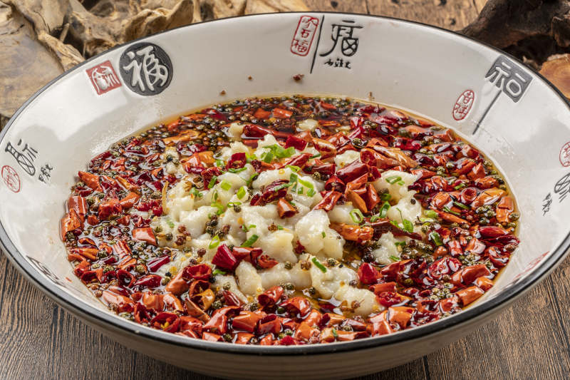 香辣水煮龙利鱼图片