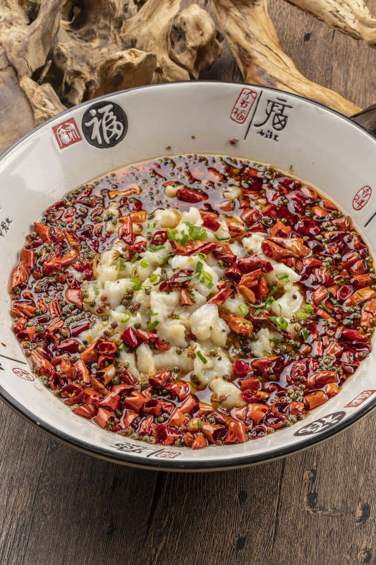 香辣水煮龙利鱼图片