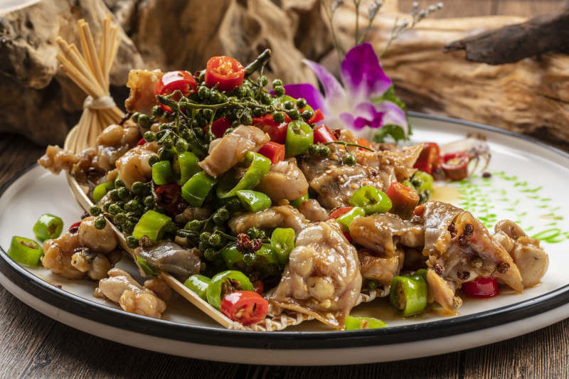 藤椒湘味牛蛙图片