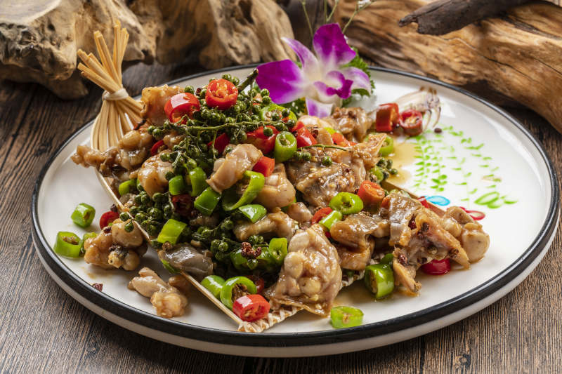 藤椒湘味牛蛙图片