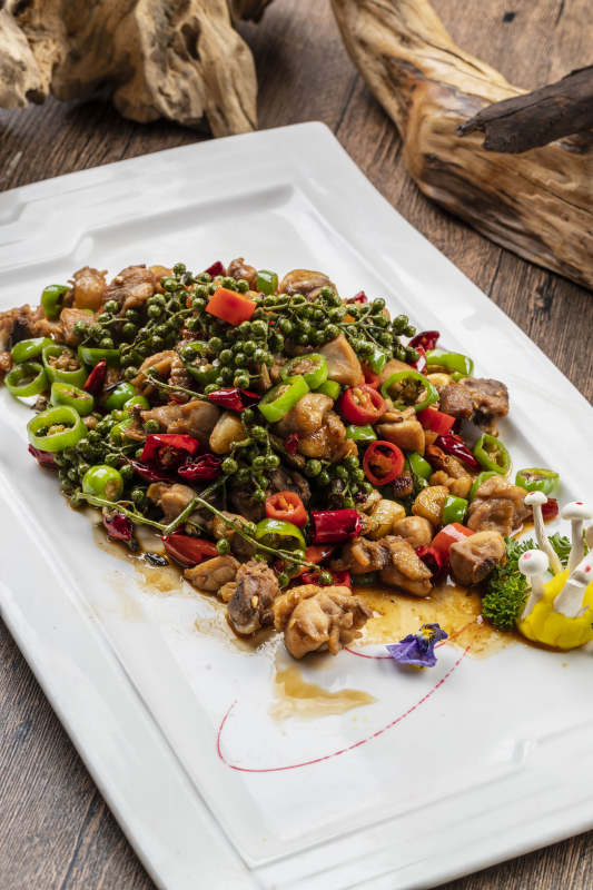 川味藤椒辣子鸡图片