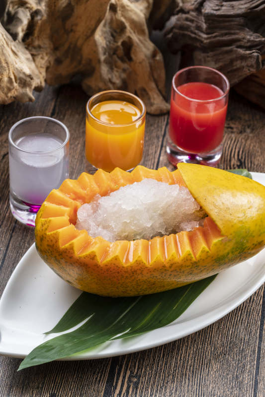 冰糖木瓜炖雪蛤图片