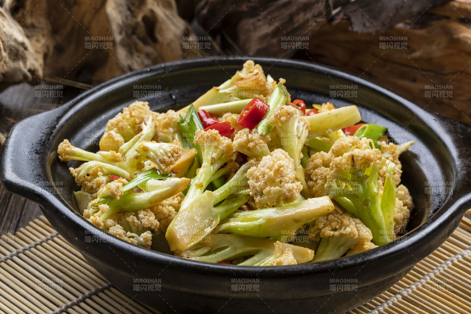 砂锅米椒有机菜花图片